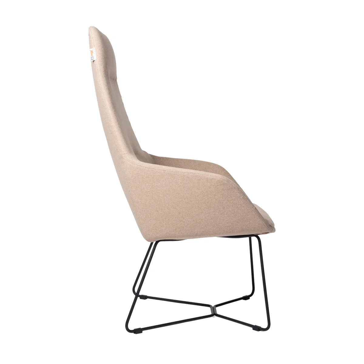 Miniatura Sillón de visita Kent respaldo alto