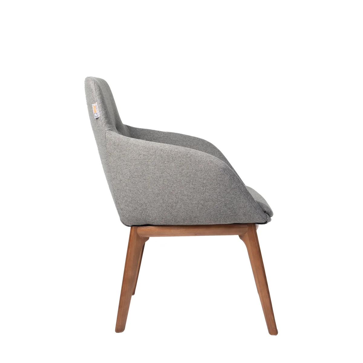 Miniatura Sillón de visita Kent patas en madera