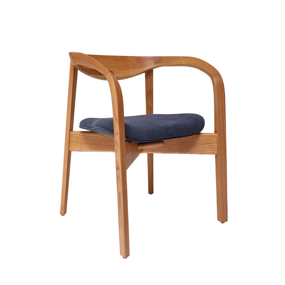 Miniatura Silla de madera natural
