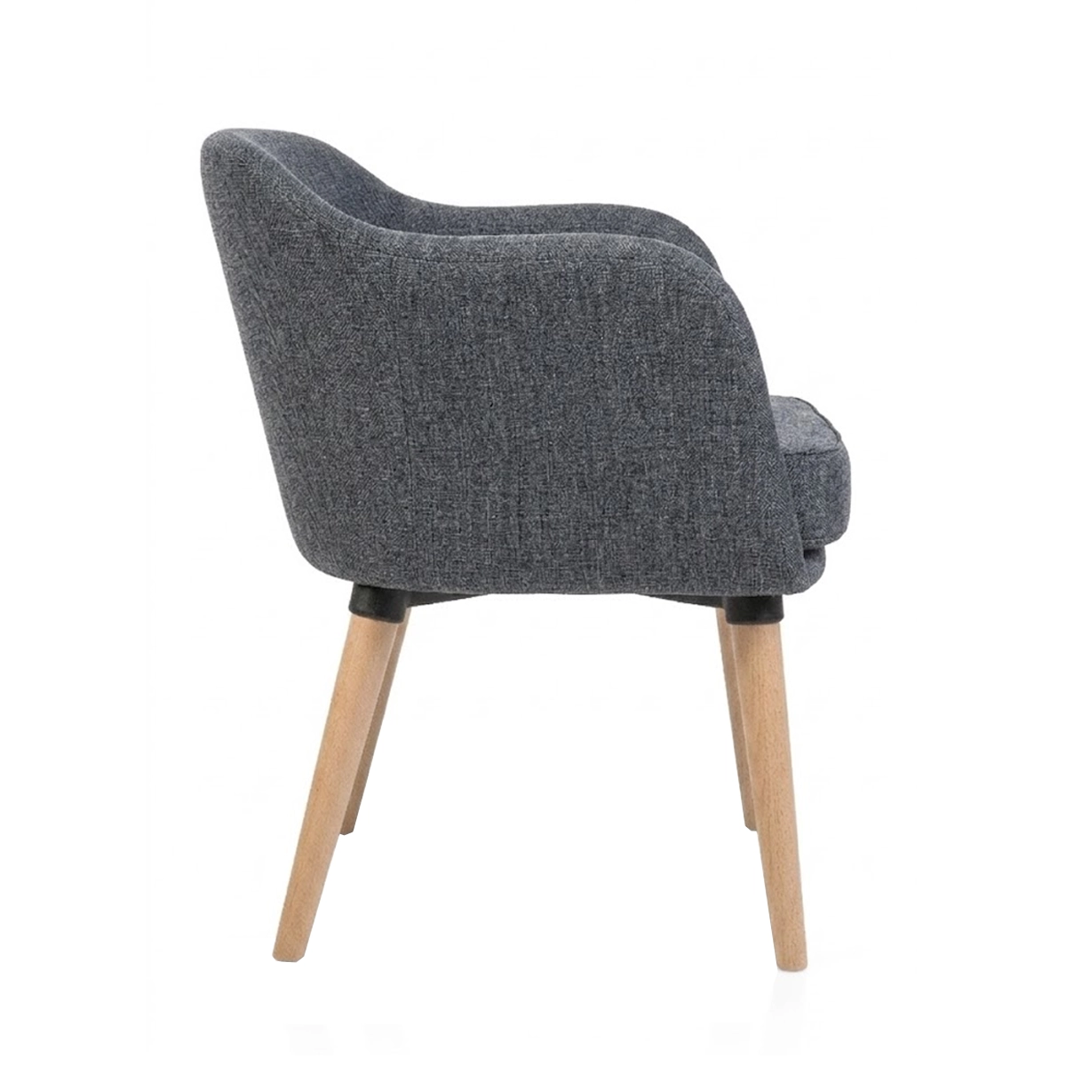 Miniatura Silla de visita Tulip tapizado