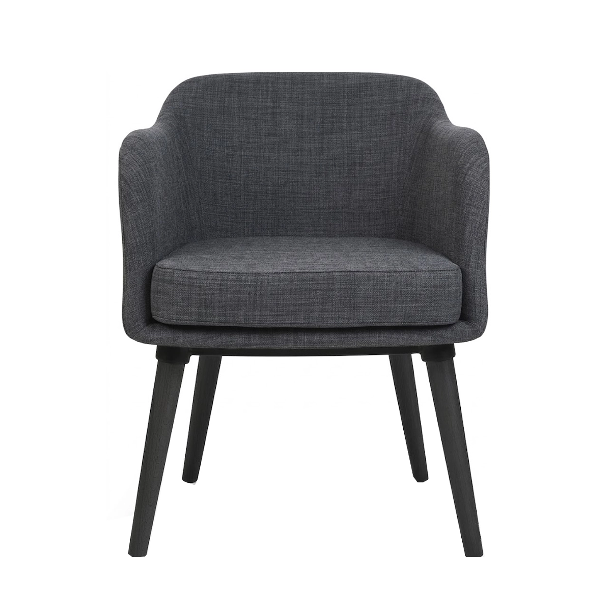 Miniatura Sillón de visita patas negro