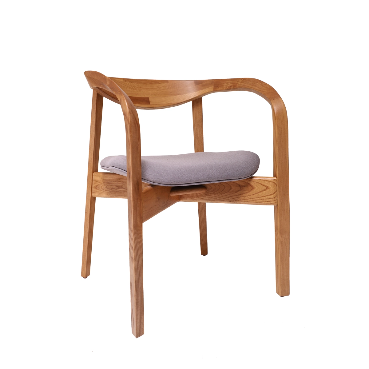Miniatura Silla de madera natural