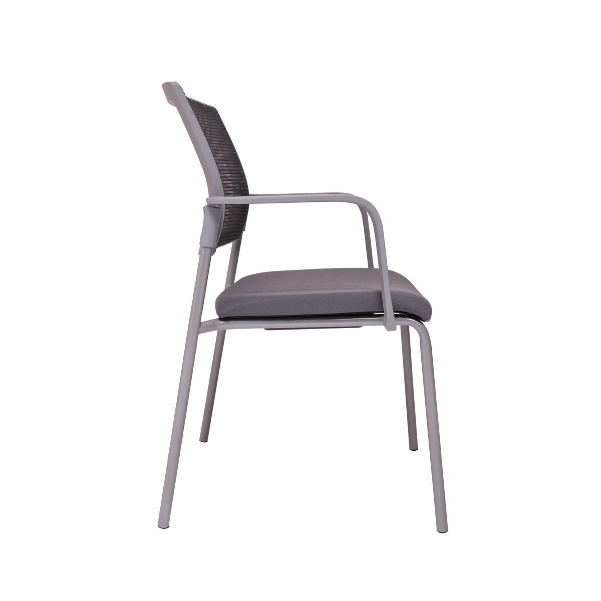 Miniatura Silla de visita Bria gris