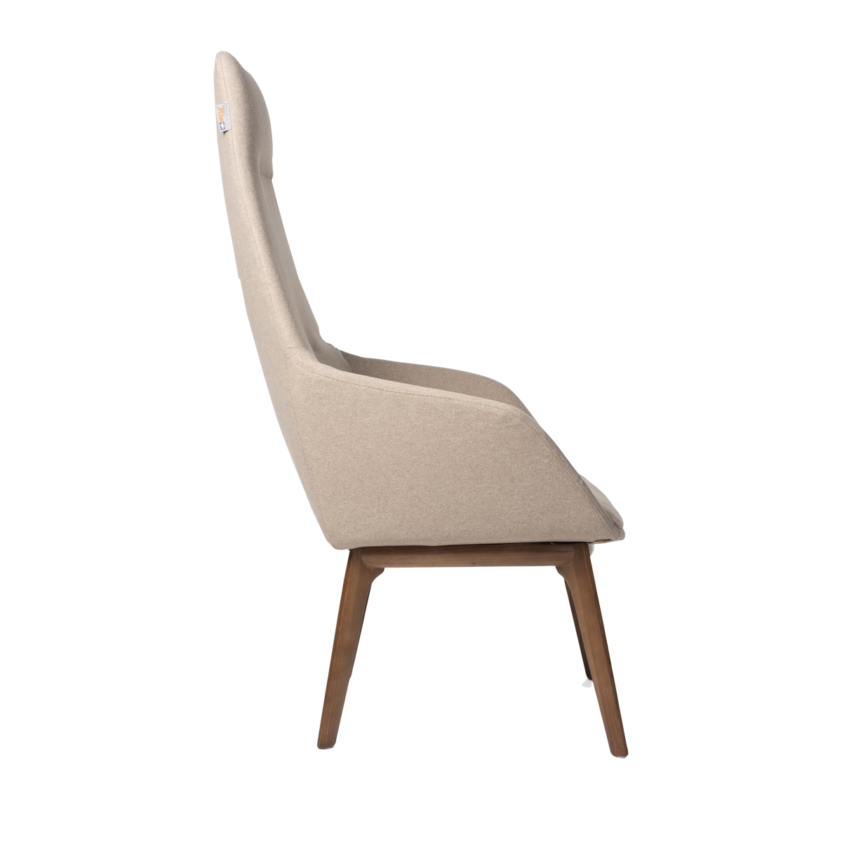 Miniatura Sillón ejecutivo Kent patas de madera